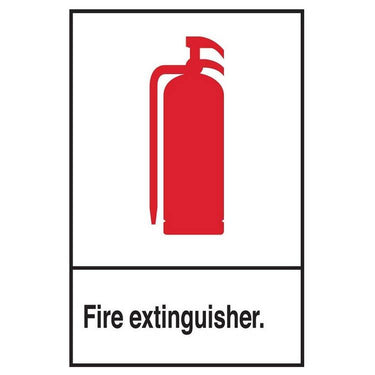 ZING Safety Sign, FIRE EXTINGUISH, 10X7- Model 1901